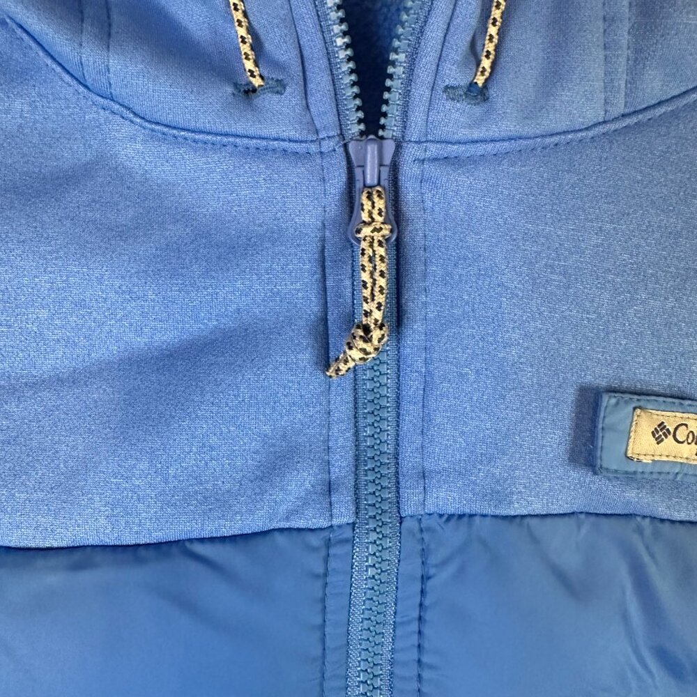 Women’s Columbia Omni Shield Jacket Puffer Coat w/ Fleece Sleeves Midweight XL - Picture 9 of 13